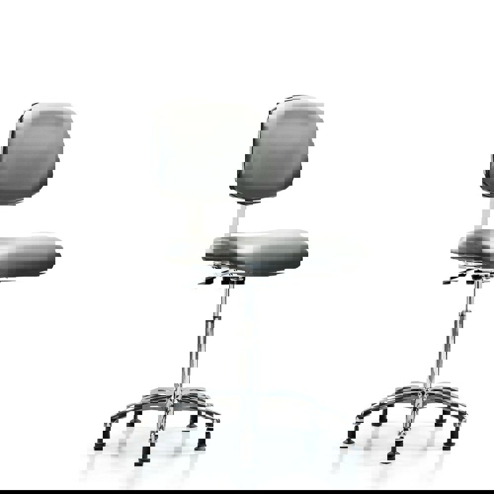 Task Chair: Vinyl, Sterling